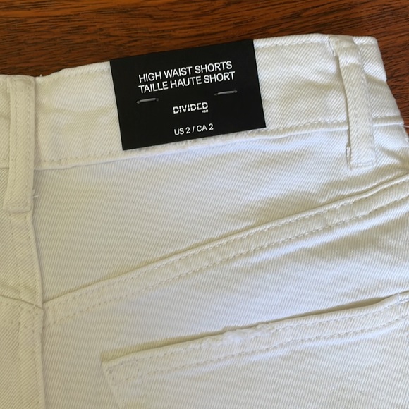 White Jean Shorts - Picture 3 of 6